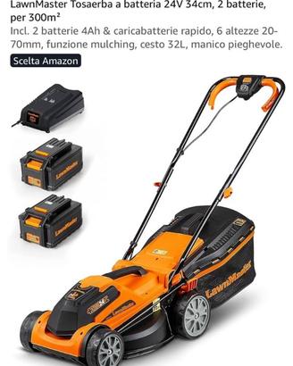 Tosaerba Nuovo  elettrico a batteria