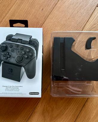 Caricatore controller e 2 joy-con Nintendo Switch