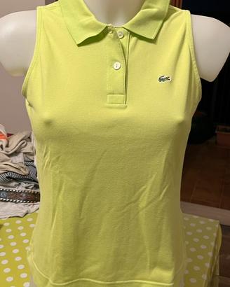 Lacoste donna smanicata tg 42