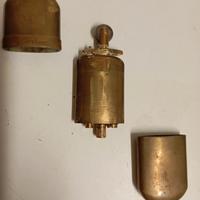 accendino vintage ottone silver flame funzionante