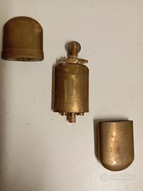 accendino vintage ottone silver flame funzionante