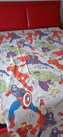coppia sacco piumone letto singolo Avengers