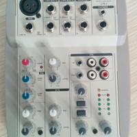 Mixer Wharfedale EZ-M 10x2 + microfono + valigia