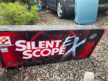 Insegna silent scope ex cabinato arcade