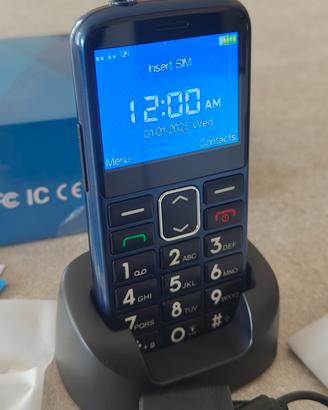 Cellulare per Anziani Tasti Grandi – SOS, Base di 