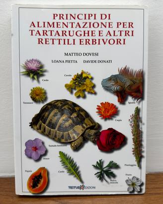 Libro principi alimentazione tartarughe e rettili