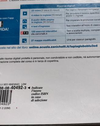 Il globo terrestre e la sua evoluzione.blu