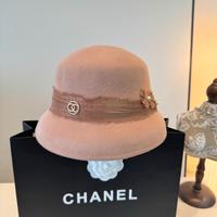 Cappello da pescatore in lana Chanel marrone