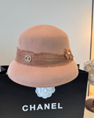 Cappello da pescatore in lana Chanel marrone