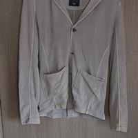 Giacca Rifle uomo grigia in cotone felpato