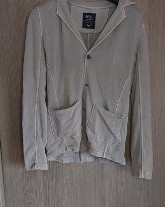 Giacca Rifle uomo grigia in cotone felpato