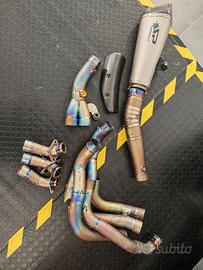 scarico completo  Honda Spark full titanio 