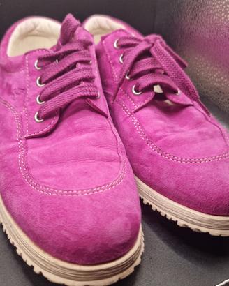 Hogan scamosciate fucsia n 38 