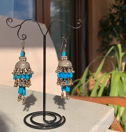 Orecchini indiani in argento