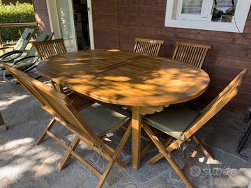 Tavolo da Pranzo + 6 sedie Deghi Louis