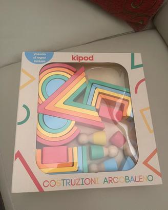 Gioco Kipod 30 blocchi costruzione arcobaleno toys