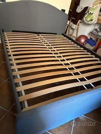 Letto matrimoniale imbottito ikea
