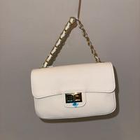 Borsa bianca Nuova Happyway Firenzecon catena oro