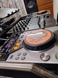 console completa con flycase originale Pioneer dj