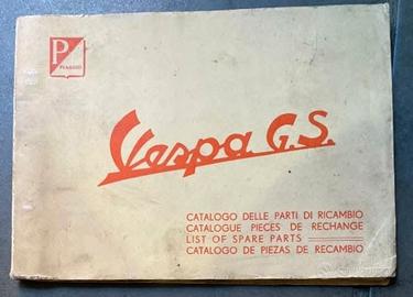 Piaggio catalogo ricambi vespa G.S. vs2 vs3 vs4 vs