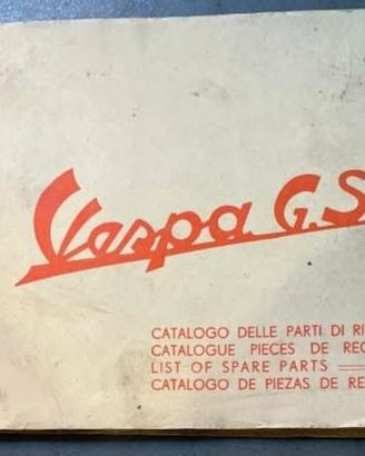 Piaggio catalogo ricambi vespa G.S. vs2 vs3 vs4 vs