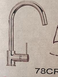 Miscelatore cucina canna alta Colosseo cromo