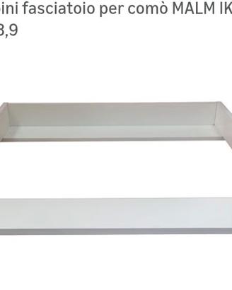 fasciatoio adatto a cassettiera MALM IKEA
