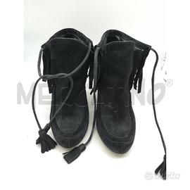 STIVALI DONNA GUCCI CON FRANGE SCAMOSCIATI