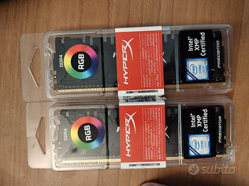 Ram DDR4 2x8GB Kingston Predator RGB 3200 cl16