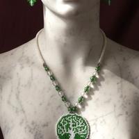 Set Collana Orecchini Albero Vita Pezzo unico