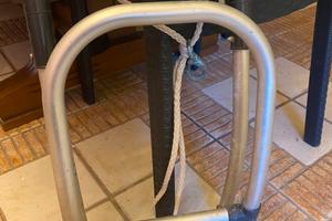 Scaletta per barca in alluminio