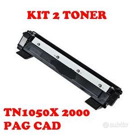 2 TN1050X Com Brother DCP1510,1512 HL1110,1112