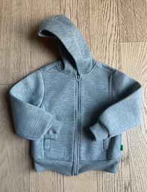 Benetton Felpa neoprene Bambino taglia 3/4 anni.