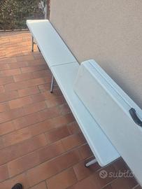 Panche richiudibili partateli da 2 metri