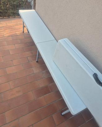 Panche richiudibili partateli da 2 metri