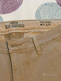 Levi’s Pantalone Chino Slim Taper Beige W31 L30