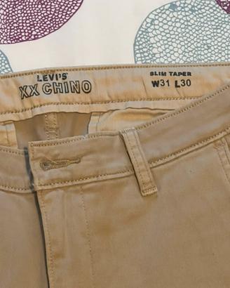 Levi’s Pantalone Chino Slim Taper Beige W31 L30