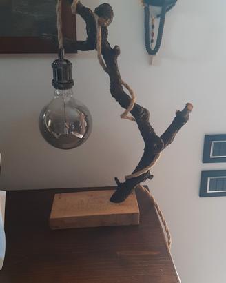 lampada da tavolo artigianale 
