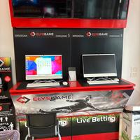 Arredamento negozio scommesse