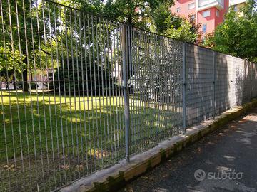 Recinzione in pannelli zincati