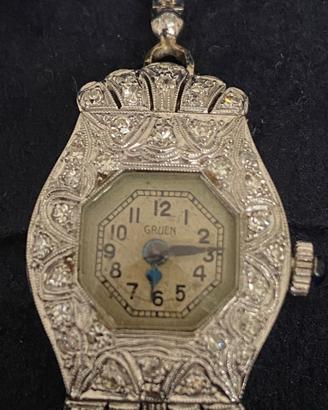 Orologio Con Colletto Art D&eacute;co - Orologi Da Polso