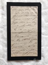 M°. Galli Amintore - Rimini 1914-lettera autografa