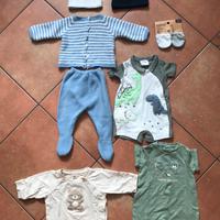 Mix vestiti bimbo 0-3 mesi