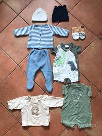 Mix vestiti bimbo 0-3 mesi