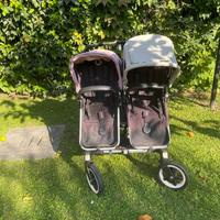 Passeggino gemellare doppio