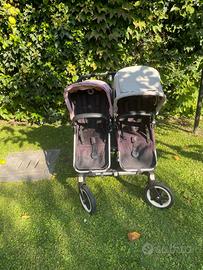 Passeggino gemellare doppio
