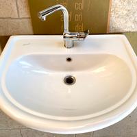 Lavabo semincasso e water Dolomite serie Clodia