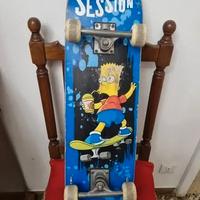 Skateboard Vintage 90s The Simpsons Bart Springfie