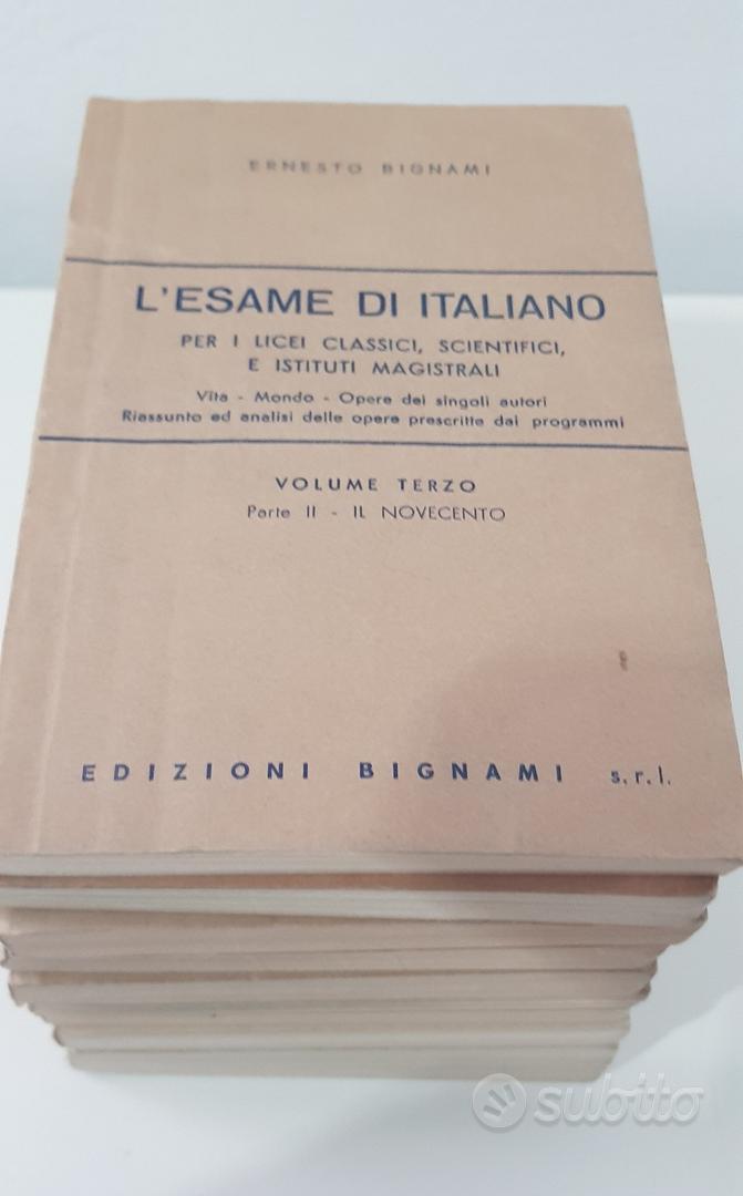 LOTTO 9 BIGNAMI SCUOLA VINTAGE LIBRI ANNI 80 - Libri e Riviste In vendita a  Bologna