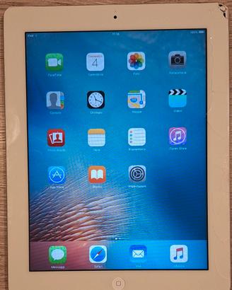 Apple Ipad 2 wifi 32gb bianco  vetro rotto